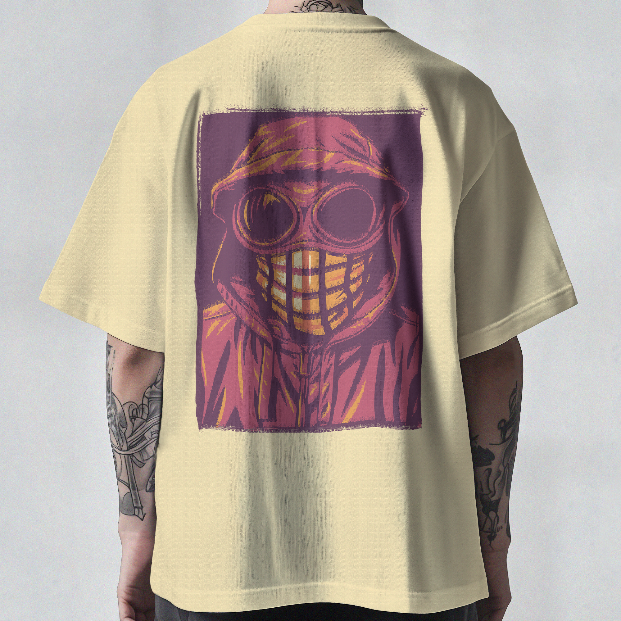 CASUAL ULTRAS Unisex organic oversized high neck t-shirt