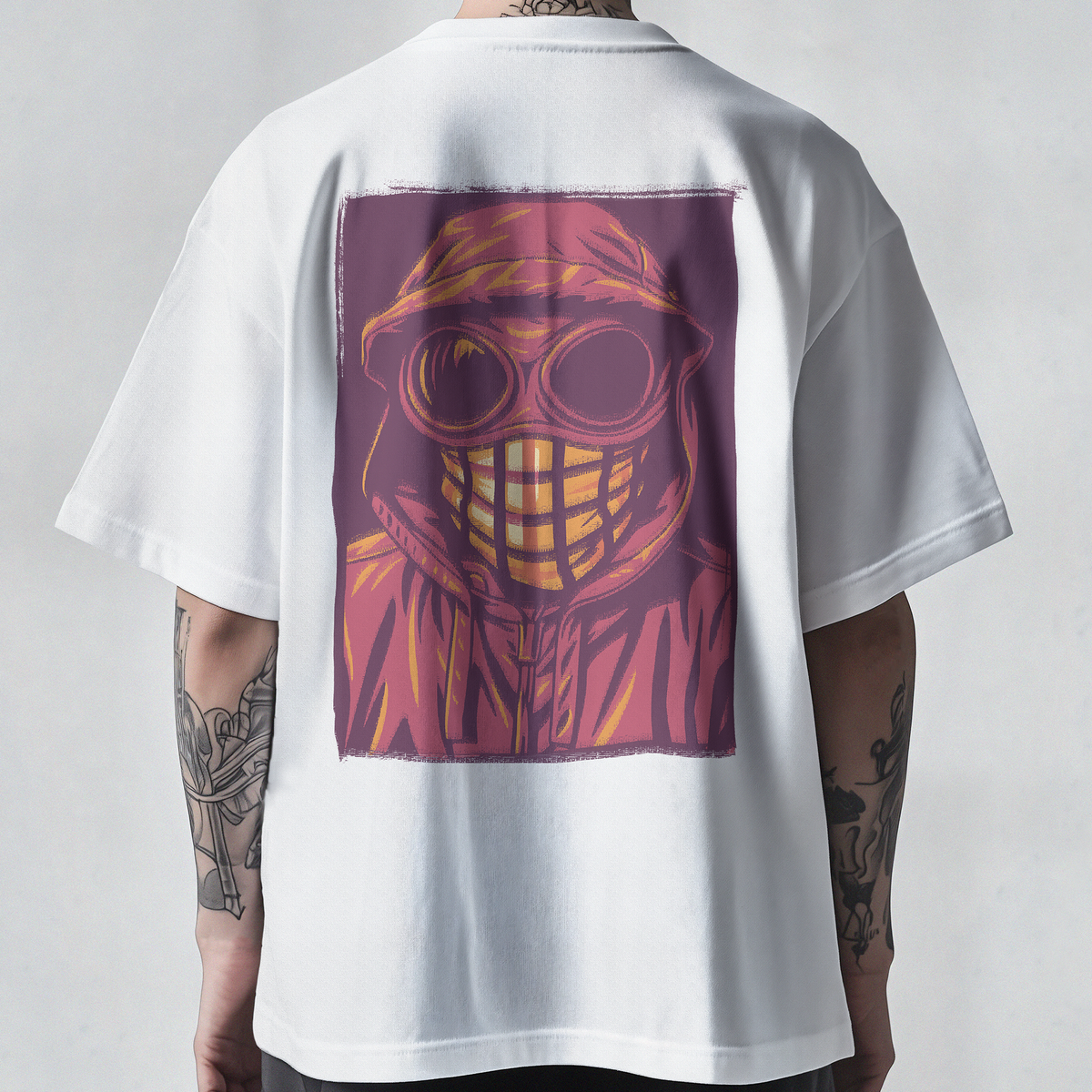 CASUAL ULTRAS Unisex organic oversized high neck t-shirt