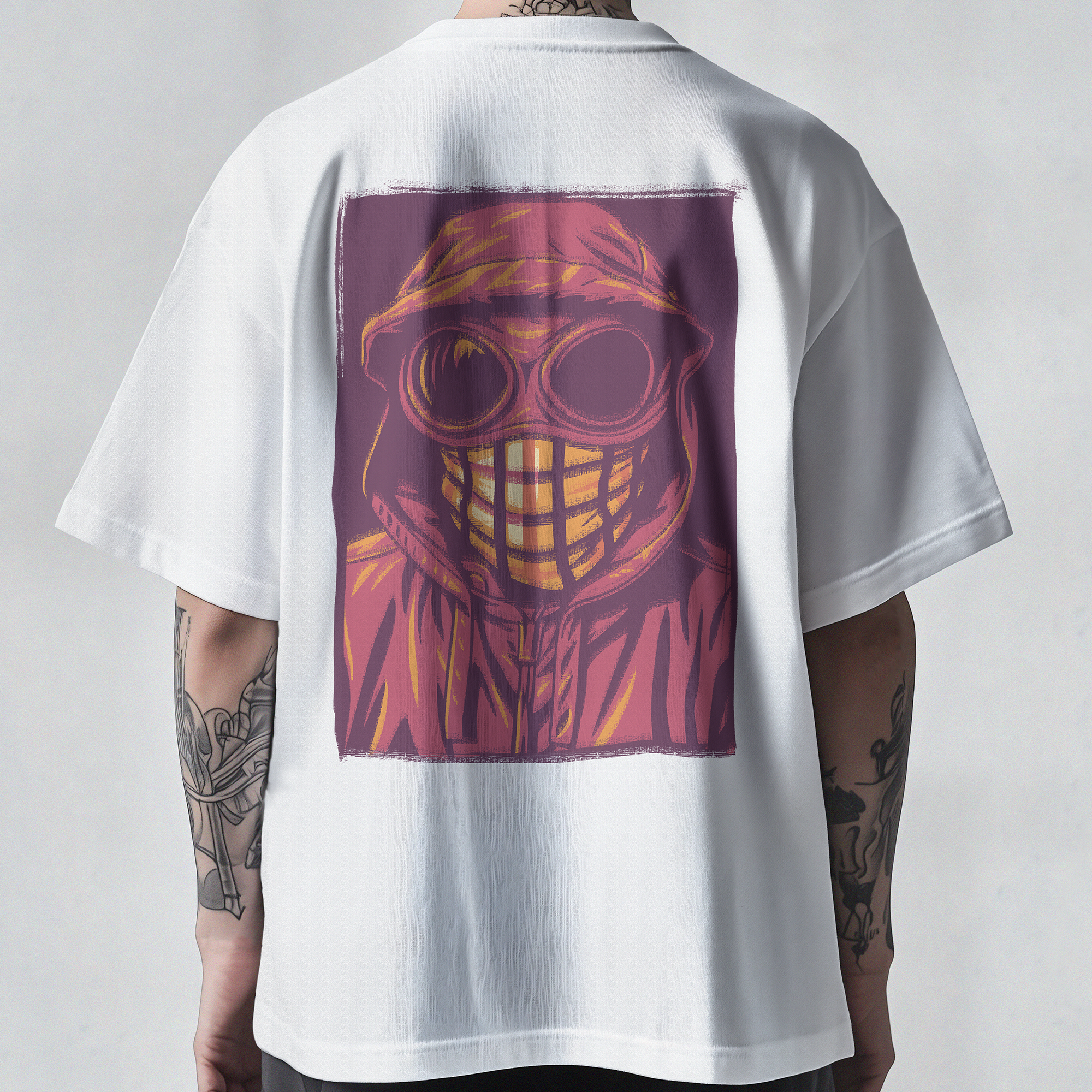 CASUAL ULTRAS Unisex organic oversized high neck t-shirt